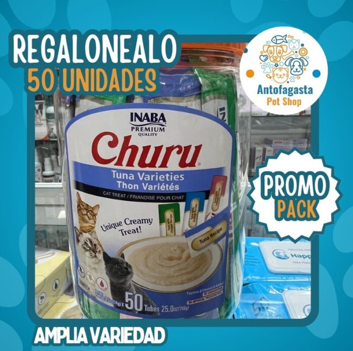 Churu Pack 50 unidades de Churu para Gato