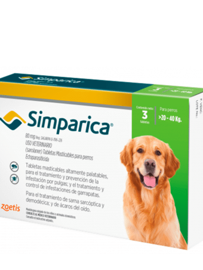 Simparica 20 a 40kg 80 mg
