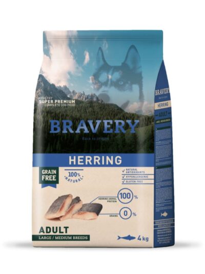 Alimento Bravery Arenque Adulto Perro 4 Kg Alimento Bravery Arenque Adulto Perro 2 Kg