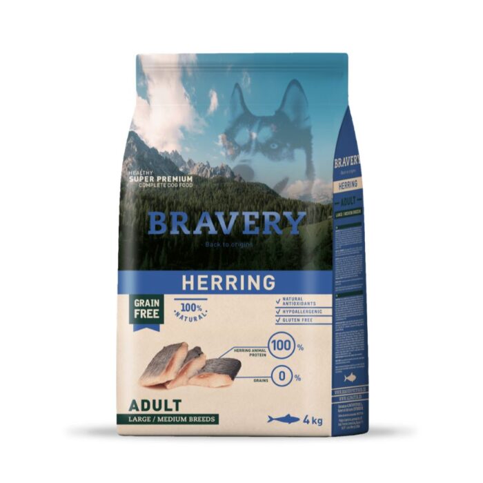 Alimento Bravery Arenque Adulto Perro 4 Kg Alimento Bravery Arenque Adulto Perro 4 Kg