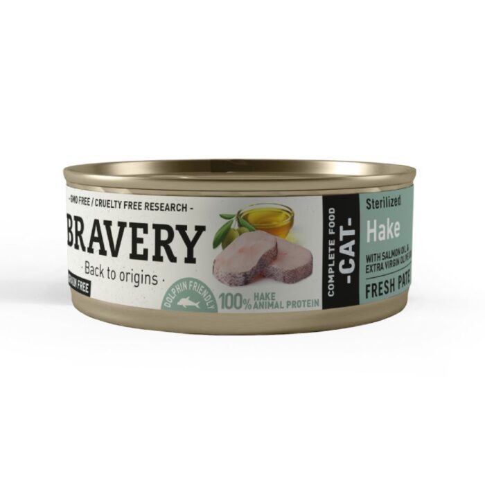 Alimento Húmedo Bravery Merluza Gato 70 g Alimento Húmedo Bravery Merluza Gato 70 g