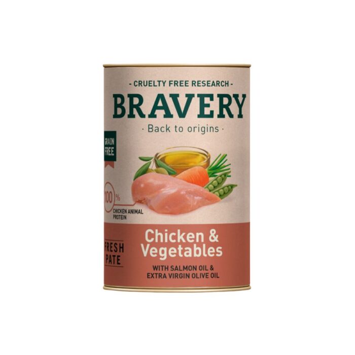 xr:d:DAF8Hw77k5U:49,j:2015783026308582960,t:24031919 Alimento Húmedo Bravery Pollo y Verduras Perro 290 g