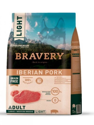 Alimento Bravery Cerdo Ibérico Adulto Perro