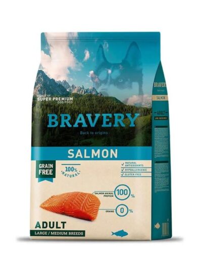 Alimento Bravery Salmón Adulto Perro 2 Kg