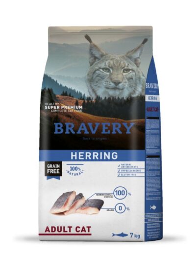 Alimento Bravery Arenque Adulto Gato 7 Kg Alimento Bravery Arenque Adulto Gato 7 Kg