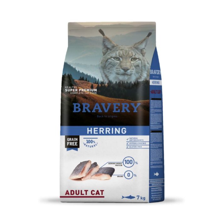 Alimento Bravery Arenque Adulto Gato 7 Kg Alimento Bravery Arenque Adulto Gato 7 Kg