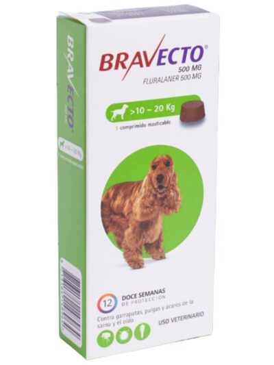 xr:d:DAFGOcvtoHY:188,j:33122871140,t:22081721 Bravecto 1 Comprimido de 10 a 20 Kg