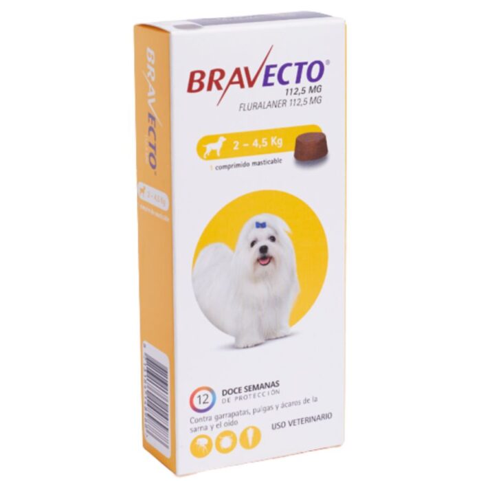 xr:d:DAFGOcvtoHY:188,j:33122871140,t:22081721 Bravecto 1 Comprimido de 2 a 4 Kg