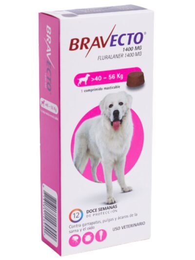 xr:d:DAFGOcvtoHY:188,j:33122871140,t:22081721 Bravecto 1,400 mg x 1 Tableta 40 a 56 Kg
