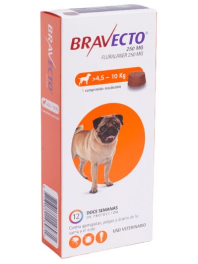 xr:d:DAFGOcvtoHY:188,j:33122871140,t:22081721 Bravecto 250 mg x 1 Tableta 4 a 10 Kg
