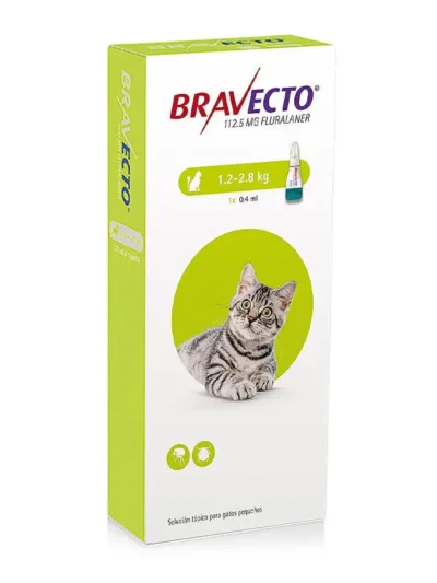 Bravecto Plus Pipeta Gato 1 a 2 Kg