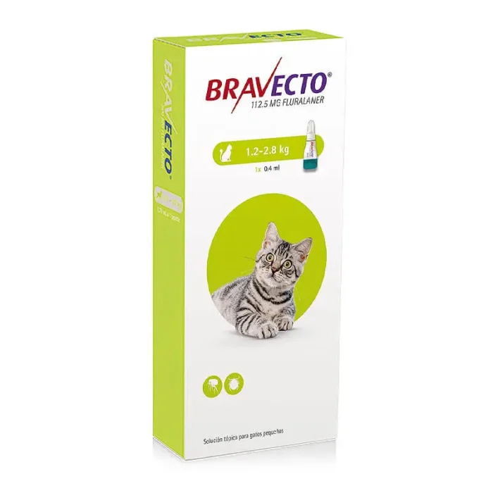 bravecto-gatos.jpg Bravecto Plus Pipeta Gato 1 a 2 Kg