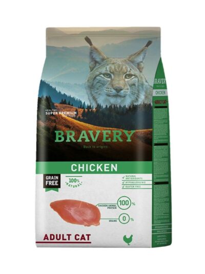 Alimento Bravery Salmón Adulto Gato 7 Kg